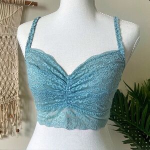 PINK Victoria’s Secret Blue Lace Bralette